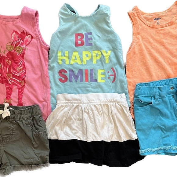 2T 4T CARTERS, 1989 PLACE, OLD NAVY, KIDGETS CASUAL SUMMER OUTFITS FOR GIRLS - Picture 3 of 13